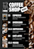 design a modern and professional coffee shop menu