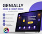 create genially games, escape rooms, quizzes and interactive lessons