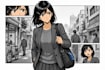 create engaging manga comic pages with backgrounds