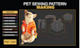 do pet sewing pattern making, dog clothing pattern and grading