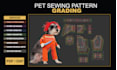 do professional dog clothing pattern grading and sizing charts