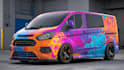 professionally, van, truck, car warp design