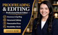 professional proofreading, book editing and copy editing