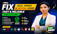 fix website bugs, errors, critical issues and broken functionality