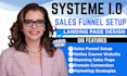 create systeme io landing page systeme io website systeme io sales funnel