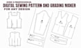 create digital sewing clothing pattern teck pack apparel grading for any garment