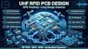 design uhf rfid pcb gps tracking device and long range antenna