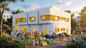 revamp modern learning space environ, preschool concept design, 3d school render