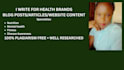write a SEO health blog posts and wellness articles