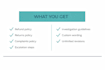 write your refund, returns, or complaints policy
