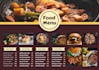 design a modern food menu, cafe menu, digital menu board,