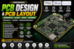 design custom pcb, pcb layout, pcb design schematics in altium, kicad, easyeda