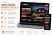design a wordpress contractor website for hvac, roofing and plumbing