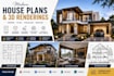 design modern house plans and 3d renderings
