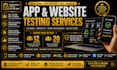 do app testing, website testing, QA testing and user testing