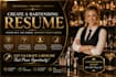 create your resume focused on bartending