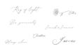 create a custom fine line lettering tattoo design