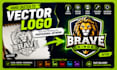 convert your hand drawn sketch into a professional vector logo