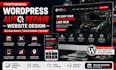 design wordpress auto repair website, mechanical website, online booking website