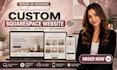 design custom squarespace website redesign squarespace website development