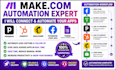 help connect pipedrive to mailchimp, hubspot, facebook lead ads via make com