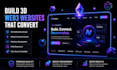 build interactive 3d webflow website 3d animated website spline animation gsap