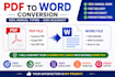 convert scanned PDF to editable word