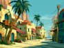 do environmental concept art, background art