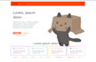 design and develop a front end website