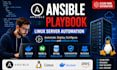 create ansible playbook for linux server automation and deployment
