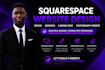squarespace website design squarespace redesign landing page photography website
