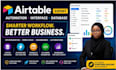develop airtable enterprise database API integration and mern apps