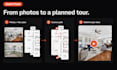 create connected walkthrough property video tour, not just a slideshow