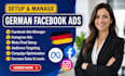 setup german facebook ads, german instagram ads, germany meta ads manager