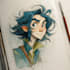 create adorable watercolor character illustrations