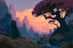 do environmental concept art, background art