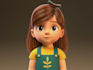 do 3d pixar style character, 3d character rigging for animation and games