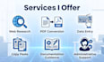 be your virtual assistant for web research and admin support