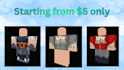 make quality roblox clothing, fast work