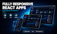 build a modern react js frontend website or web application