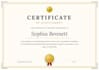 design an editable certificate, diploma, and award template