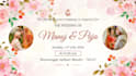 make a beautiful animated wedding invitation video