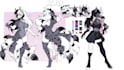 furry ref sheet reference sheet fursona ref sheet character design
