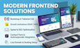 do frontend web development, HTML, CSS, javascript , PHP