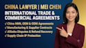 draft a china manufacturing agreement oem odm contract