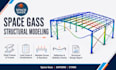 design and analyze structures using space gass sap2000 and etabs
