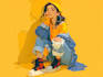 do a digital cartoon illustration