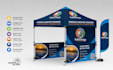 design tent, table cover, flag and canopy tent