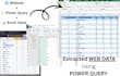clean, transform and automate excel data using power query