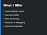 write clean python scripts and automate your tasks